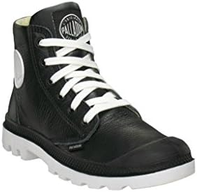 Palladium unisex blanc hi leather black white us 6.5