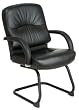 Visitors Leather Chair By Office Star