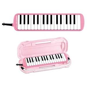 【クリックで詳細表示】【2台セット/ピンク2台】SUZUKI/スズキ メロディオン MX-32CP(数量限定ドレミシール2枚付)