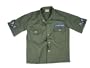 Mens Vintage Olive Drab Army Air Corp S/S Bdu Shirt