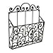 Scrolling Tuscan Iron Wall Magazine Mail Holder
