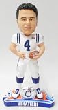 Indianapolis Colts NFL Adam Vinatieri Super Bowl 41 Champ Forever Collectibles "Ring" Bobble