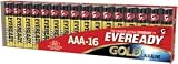 Eveready(R) AAA Alkaline Batteries, Pack Of 16