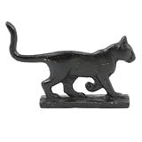 HomArt Cast Iron Karl on the Prowl Cat, Black
