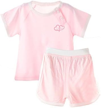 WantDo Newborn Comfortable Crew Neck 2 Piece Sets Red 6-9Months Size: 6-9 Months Color: Red-324 Model: (Newborn, Child, Infant)