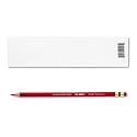 Prismacolor Col-Erase Pencil with Eraser, Carmine Red Lead/Barrel, 12 per Box (20045)