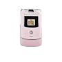 Designer Protective Silicon Snap-On Cover for the Motorola RAZR V3 - Pink