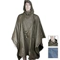 German OD Wet Weather Poncho Used