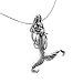Mother Mermaid and Baby Seer's Child Sterling Silver Pendant 18