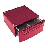 LG WDP3R Red Tall Pedestal with Drawer for LG Front Loading Washers and Dryers WDP3