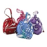 Hibiscus Drawstring Tote Bag