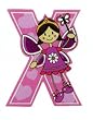 Self Adhesive Wooden Fairy Letter X by The Toy Workshop
