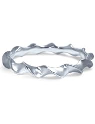 Alex Woo "Sweni" Sterling Silver Horn Bangle