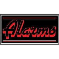 Alarms Lightbox Sign