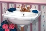 Sink Basins White Vitreous China, Cloakroom Wall Mount Sink Basin White
