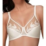 Wacoal Women's Feather Embroidery Full Figure Underwire Bra, Naturally Nude, 36DDD