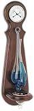 River City Clocks Wall Hanging Weather Station, Cherry