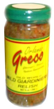 Mild Giardiniera Relish, 8oz by parthenonfoods.com