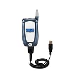 Coiled Power Hot Sync and Charge USB Data Cable w/ Tip Exchange for the Nextel i760 - Gomadic Brand