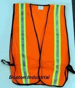 High Visibility Orange Safety Vest