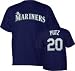 J.J. Putz Seattle Mariners Name and Number Navy T-Shirt