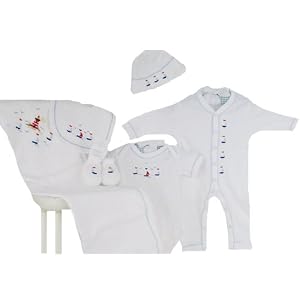Gordonsbury Sailing Away Premium Hand Embroidered Layette Set