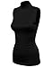 FPT Womens Sleeveless Rayon Mock Neck Top (S-3XL)