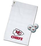 Kansas City Chiefs Golf Gift Box Set Includes 3 Barrel Head Covers Made From Plush Acrylic Fur