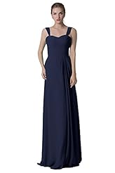 Chiffon Ruched Lace-Up Floor Length Corset   Waistline Sleeveless Sheath Evening Dress/Bridesmaid Dress/Prom Dress/Party Dress 