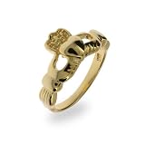 Eve's Addiction Gold Vermeil Sterling Silver Claddagh Ring