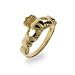 Eve's Addiction Gold Vermeil Sterling Silver Claddagh Ring