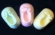 Sweet Baby Bootie Soaps - Baby Shower Favors - Set of 12