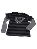 American Apparel 2 Pack for Kids - Grey Thermal (size 2T) and Mama &amp; Dada Black Stripe T-Shirt -...