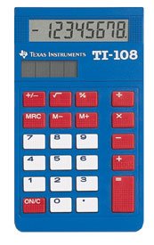 TEXAS INSTRUMENTS TI-108 CALCULATOR (BULK)