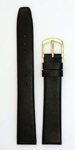 Men's Leather Watchband Black 18mm Watch Band from JP Leatherworks