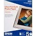 Epson Ultra Premium Photo Paper Glossy, Letter, 8.5 x 11, 25 Sheets (S042182)