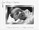 Malden Baby's Baptism Picture Frame, Silver