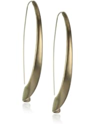 Kenneth Cole New York Worn Oval Drop Earrings