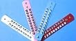 Color Choices - Studded Costume Bracelet - Single or Double Rowed (Shown in double)