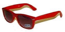 1980's Wayfarer Style Fashion Sunglasses with Gradient Lens - 6 Radiant Colors