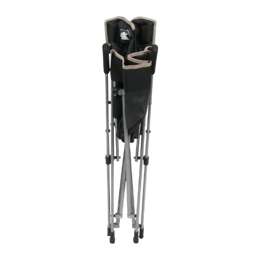 10T slimBOY Fauteuil de camping Noir 62 x 72 x 104 cm