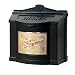 Tools & Hardware : Black with Polished Brass Wall Mount Mailbox