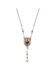 Manor House Victorian Y Shaped Necklace Gold Plated