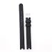 Watch Strap Geunine Leather Black 10mm