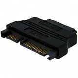 StarTech.com Female Slimline SATA to SATA Adapter with Power - Serial ATA adapter - Slimline Serial ATA (F) - 22 pin Serial ATA (M) - black