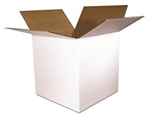The Packaging Wholesalers Shipping Boxes. 6 x 6 x 6 Inches, White, 25-Count (BS060606W)

