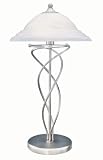 Majesty Satin Steel Metal Table Lamp - LS-3640SS