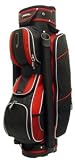 Renegade Cart Bag with 14 Way Full Length Divider System (Black/Red)
