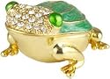 BettyK Jeweled Toad Trinket Box