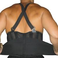 Captain Sports Back Support with Shoulder Straps 4908 Size: Large / X-Large
